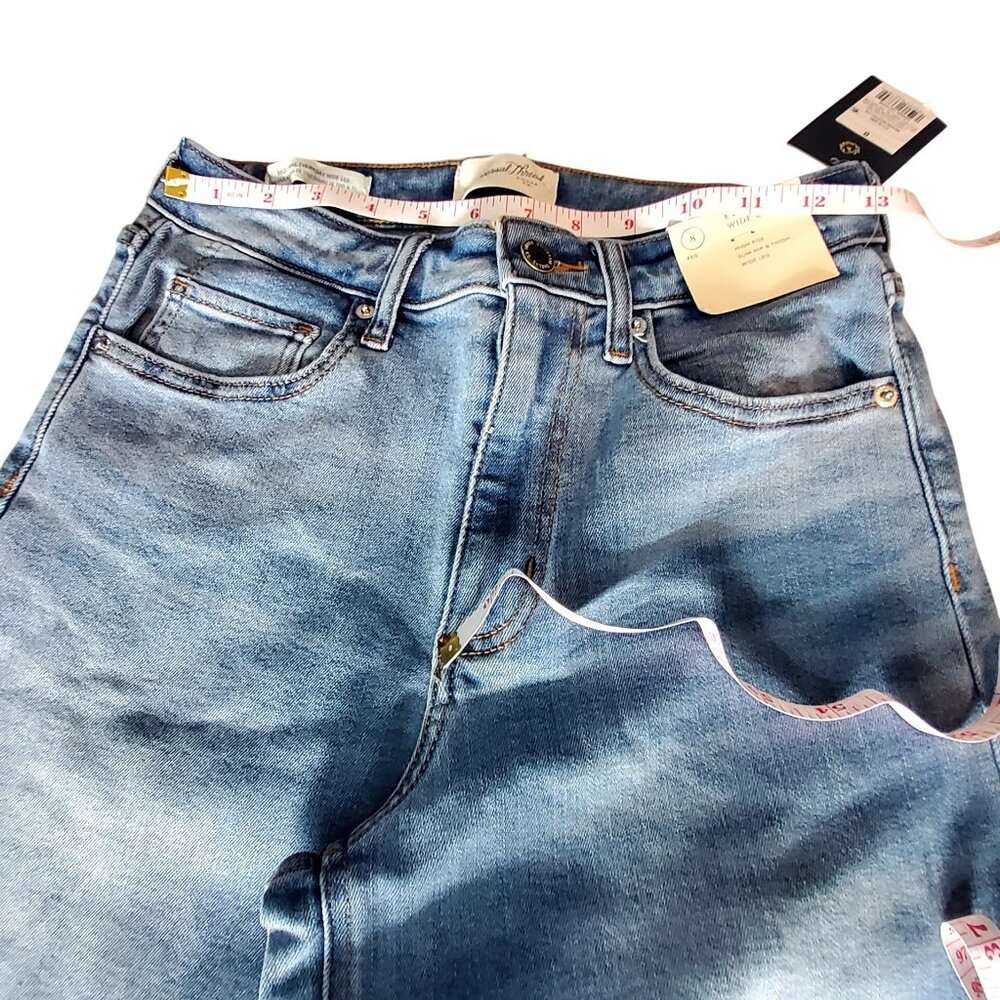 Universal Thread Everyday Wide Leg High Rise Slim Hip & Thigh Denim Jeans Siz 8R - Picture 4 of 14